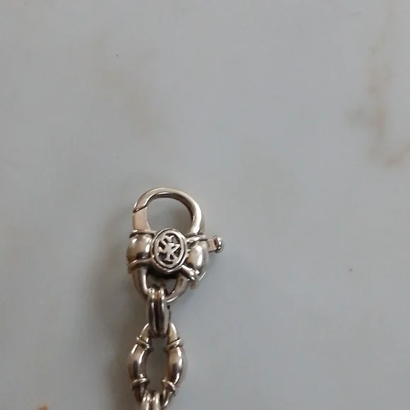 Scott Kay Bolo Link Bracelet with Amethyst Clasp 8" .925 - Picture 4 of 5